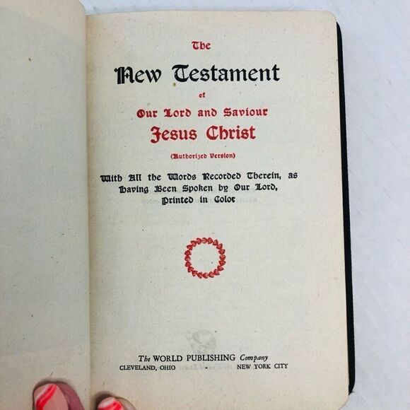 the New Testament of our lord and savior Jesus Christ red letter edition 6x4" - Picture 3 of 9